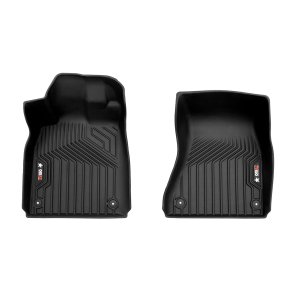 Audi A6 Floor Mats - First Row - Omac - Premium TPE - Black - '12-'18